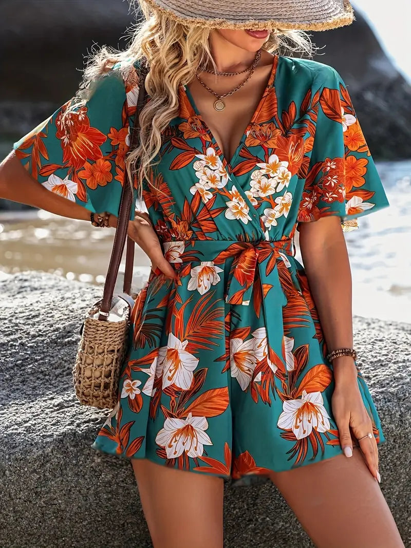 Daneva – Elegant Floral Romper