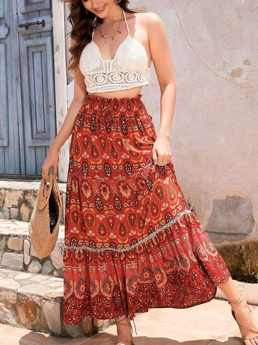 Iselisse – Stylish Bohemian Maxi Skirt