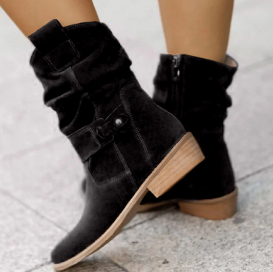 Eudora – High-quality Suede Ankle Boots