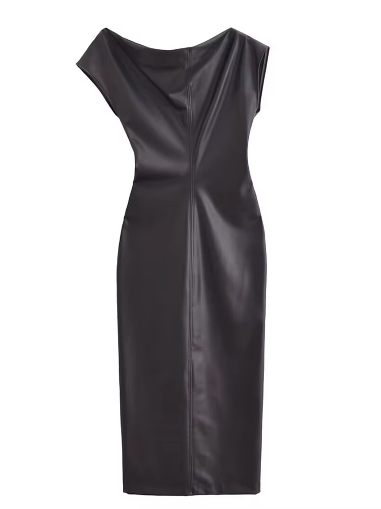 Shivani – Elegant Leather Dress