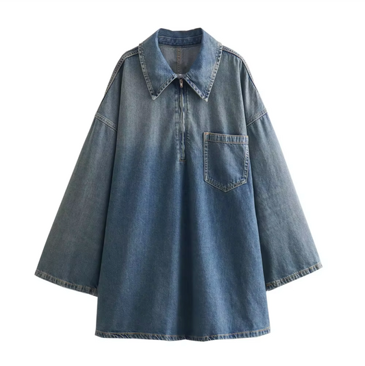 Marcie – Loose Denim Dress