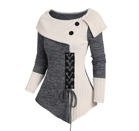 Luela – Stylish Top with Asymmetric Hem