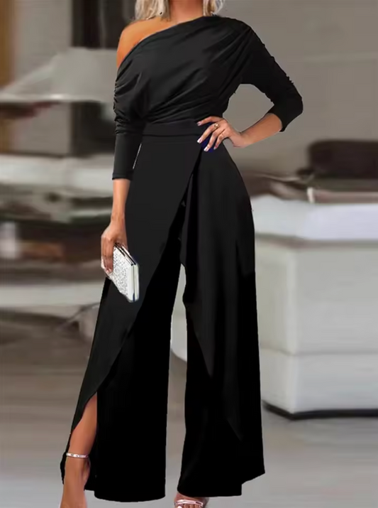 Amoura – Sophisticated Off-shoulder Jumpsuit