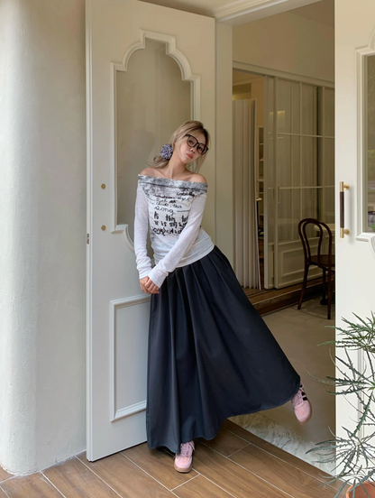 Layla – Long Pleated Skirt