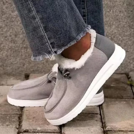 Jinkee – Cotton Plush Ankle Boots