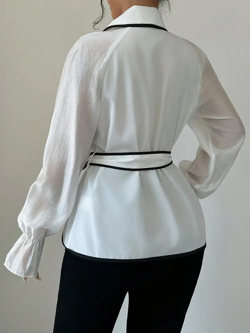 Pearl – Elegant Long Sleeve Blouse