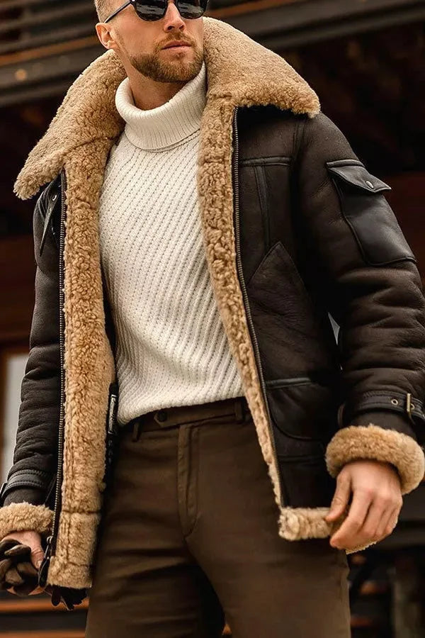 Jorge – Plush Leather Jacket