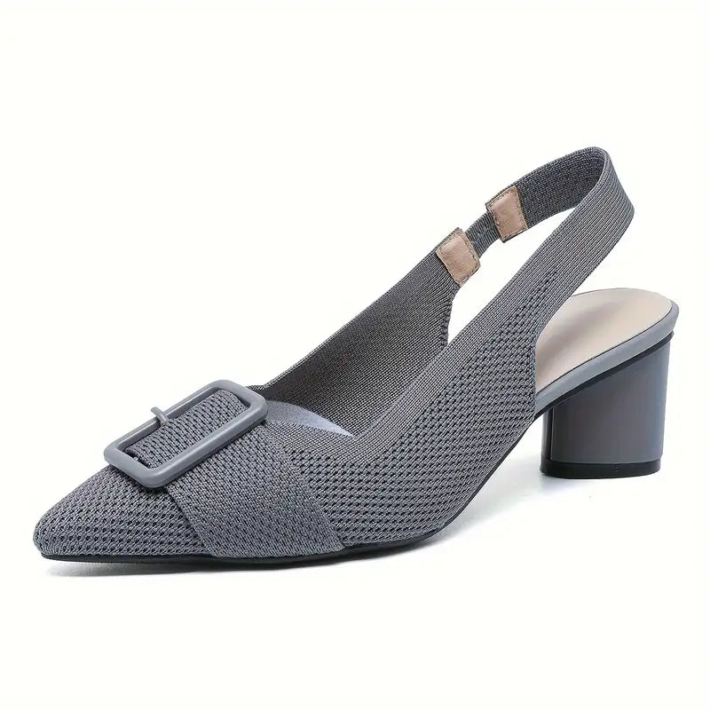 Renavie – Chic Pointed Toe Slingback Sandals
