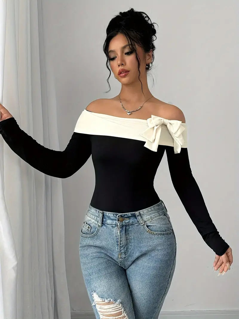 Kerry – Elegant Off Shoulder Bodysuit