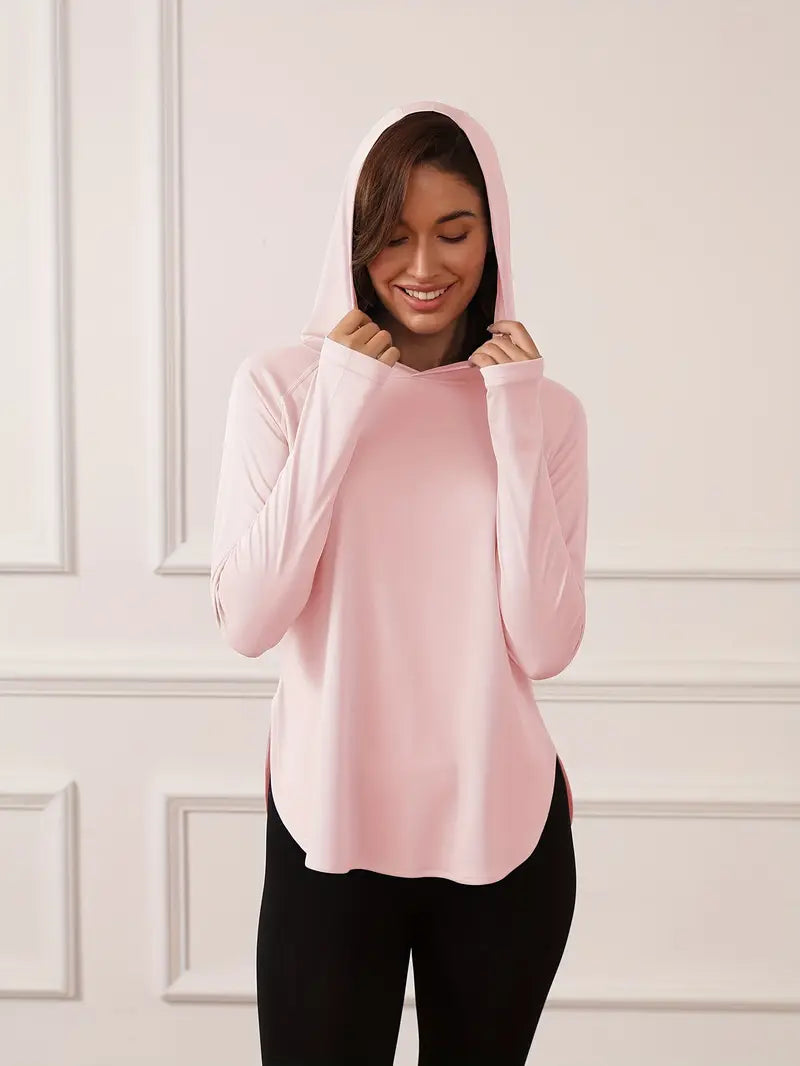 Viletta – Stylish Lightweight Long-sleeved Hooded Top