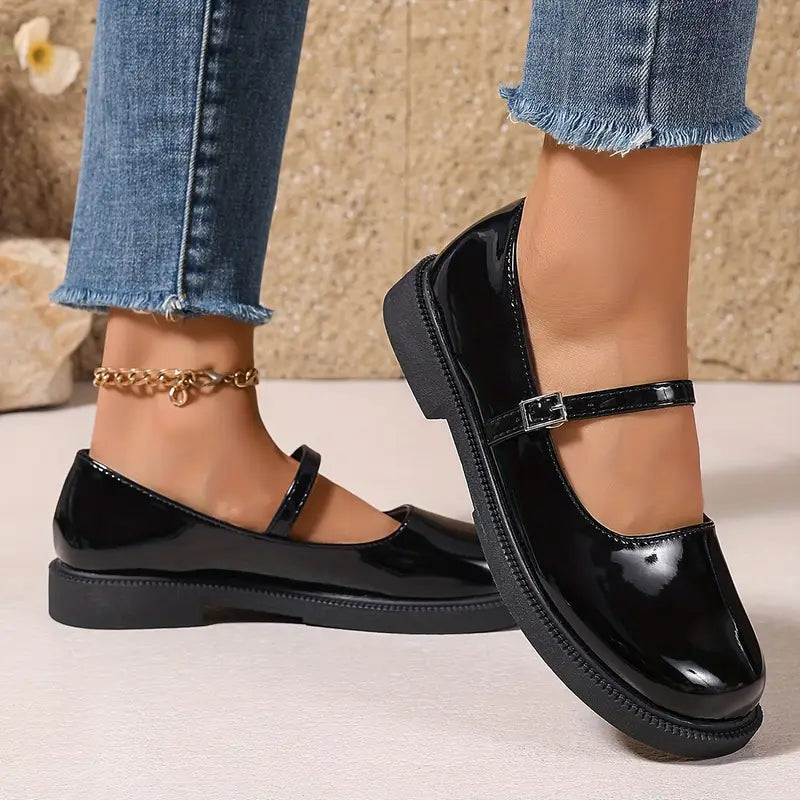 Elara – Vintage Leather Shoes