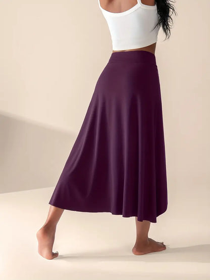 Mira – High Waisted Slit Skirt with Pockets