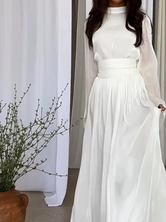 Lytheris – Elegant Satin Maxi Dress