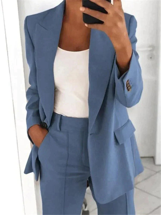 Kelly - Elegant Business Set [Blazer+Pants]