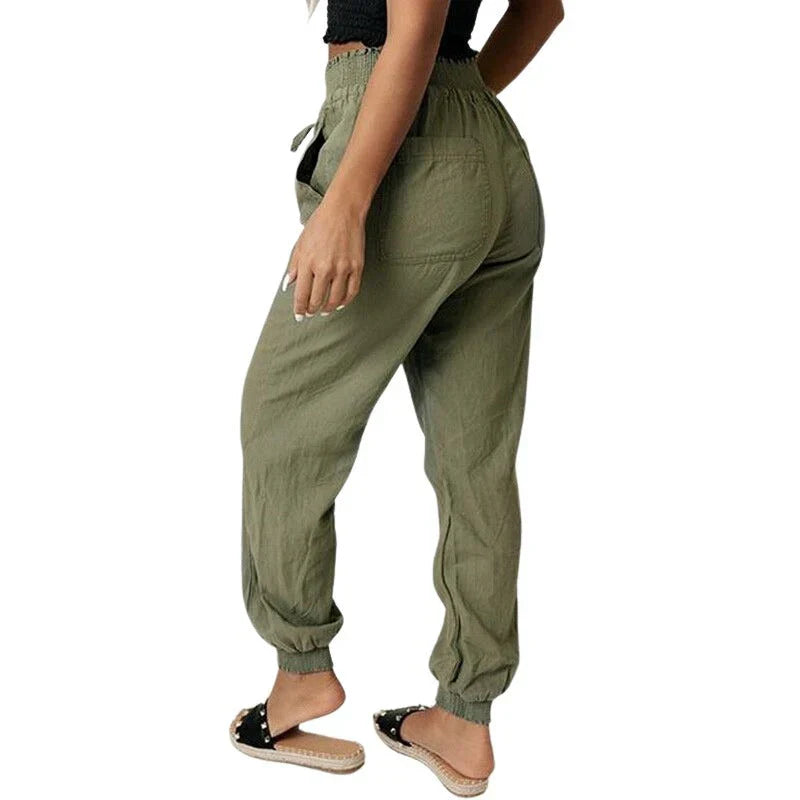Shekira – Lightweight Women's Drawstring Joggers
