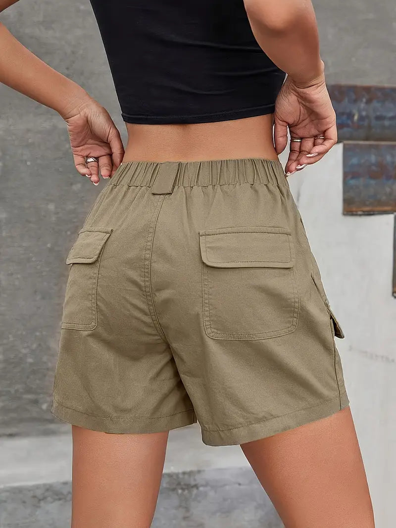 Zephyress – Stylish Cotton Cargo Shorts