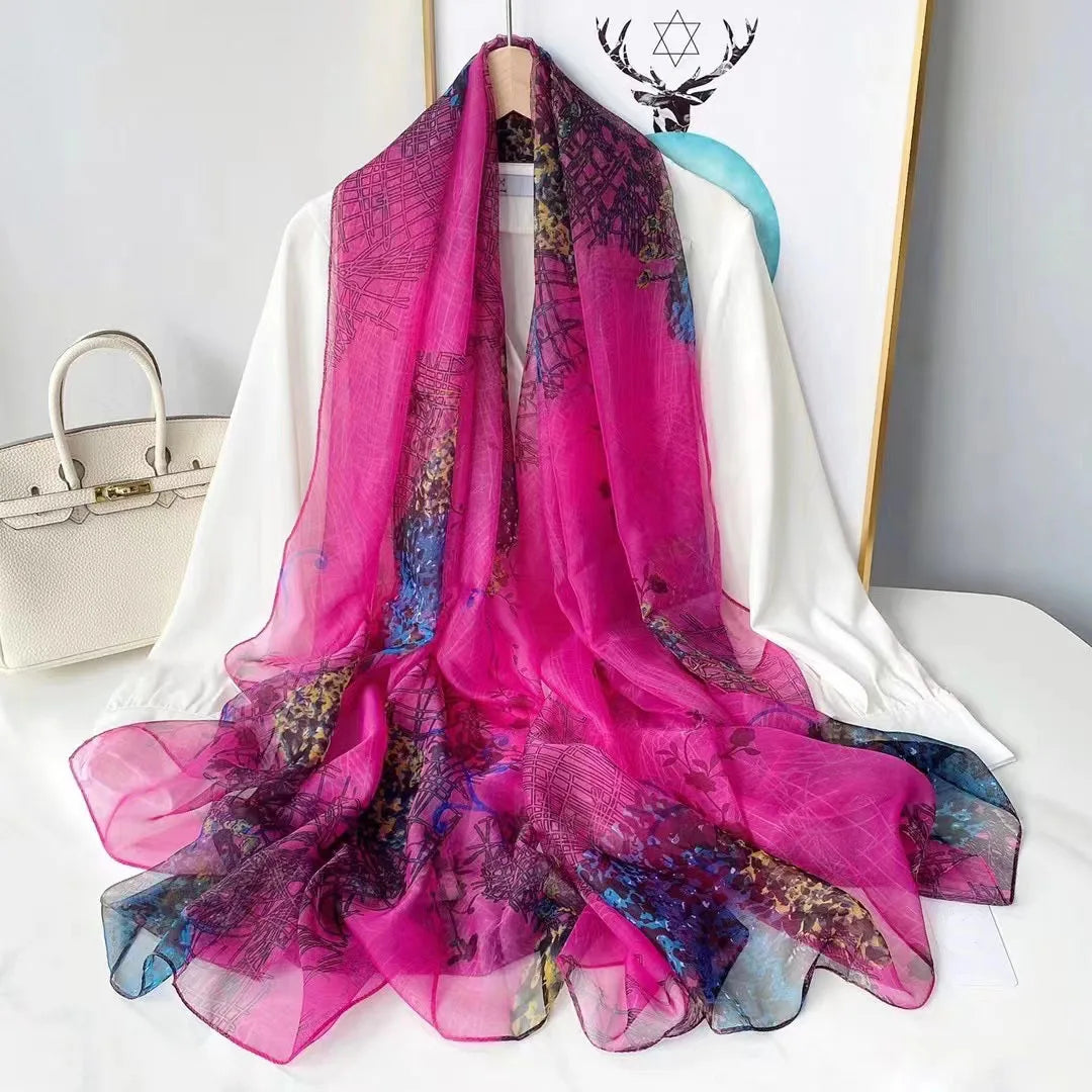 Ismerie – Vibrant and Stylish Chiffon Scarf