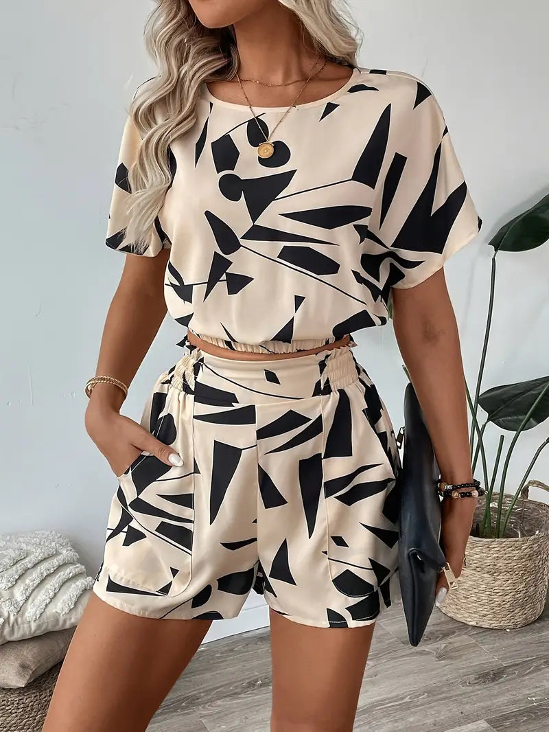 Zebby – Stylish Printed Two-piece Set