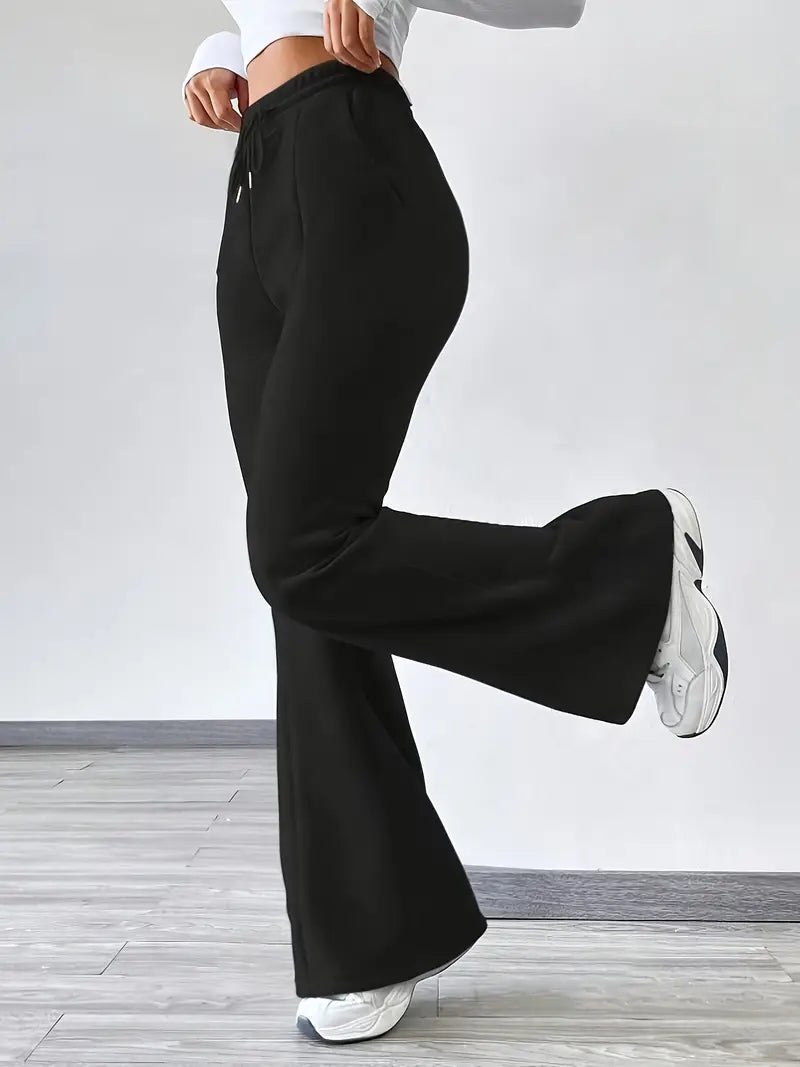 Manju – Flared Cotton Jogging Pants
