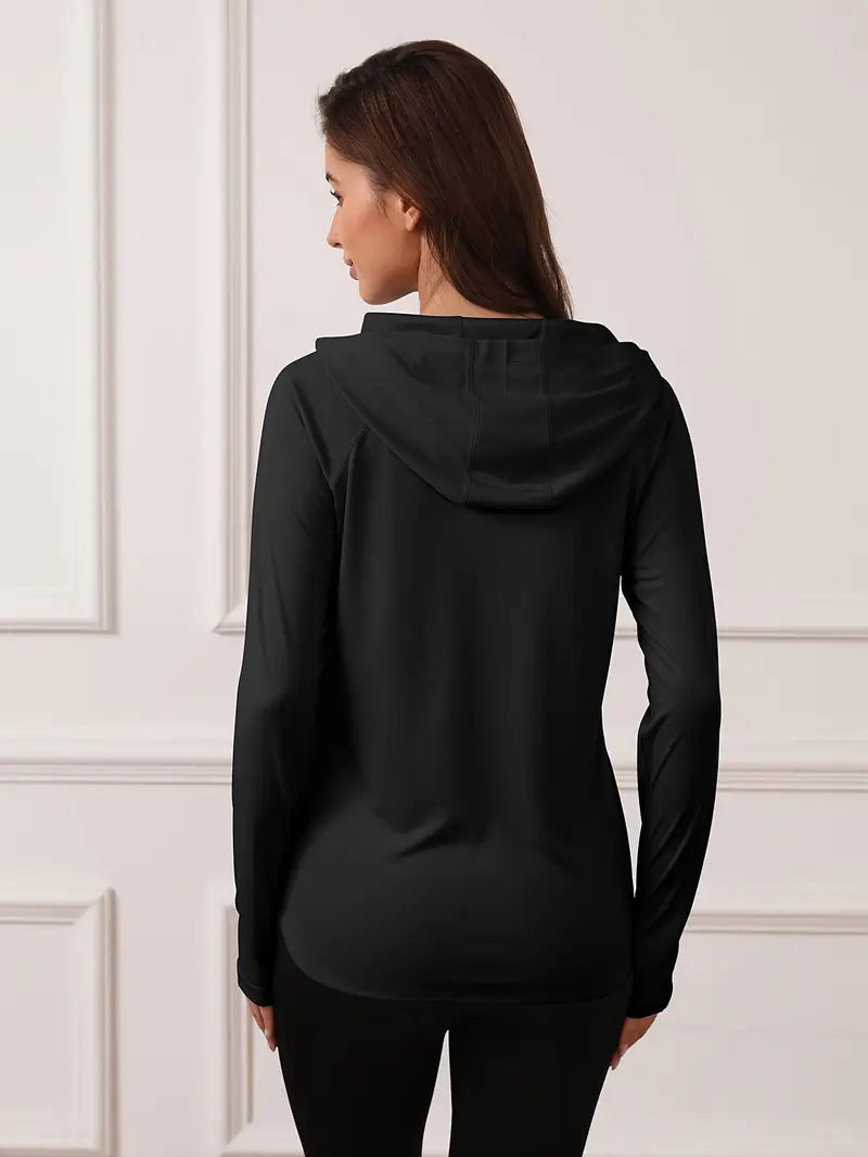 Viletta – Stylish Lightweight Long-sleeved Hooded Top