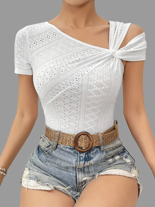 Lovis – Asymmetrisches One Shoulder Top