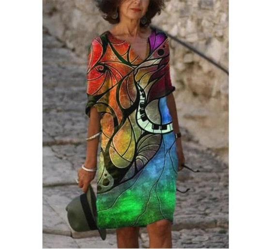 Eldavine – Stylish Printed Dress