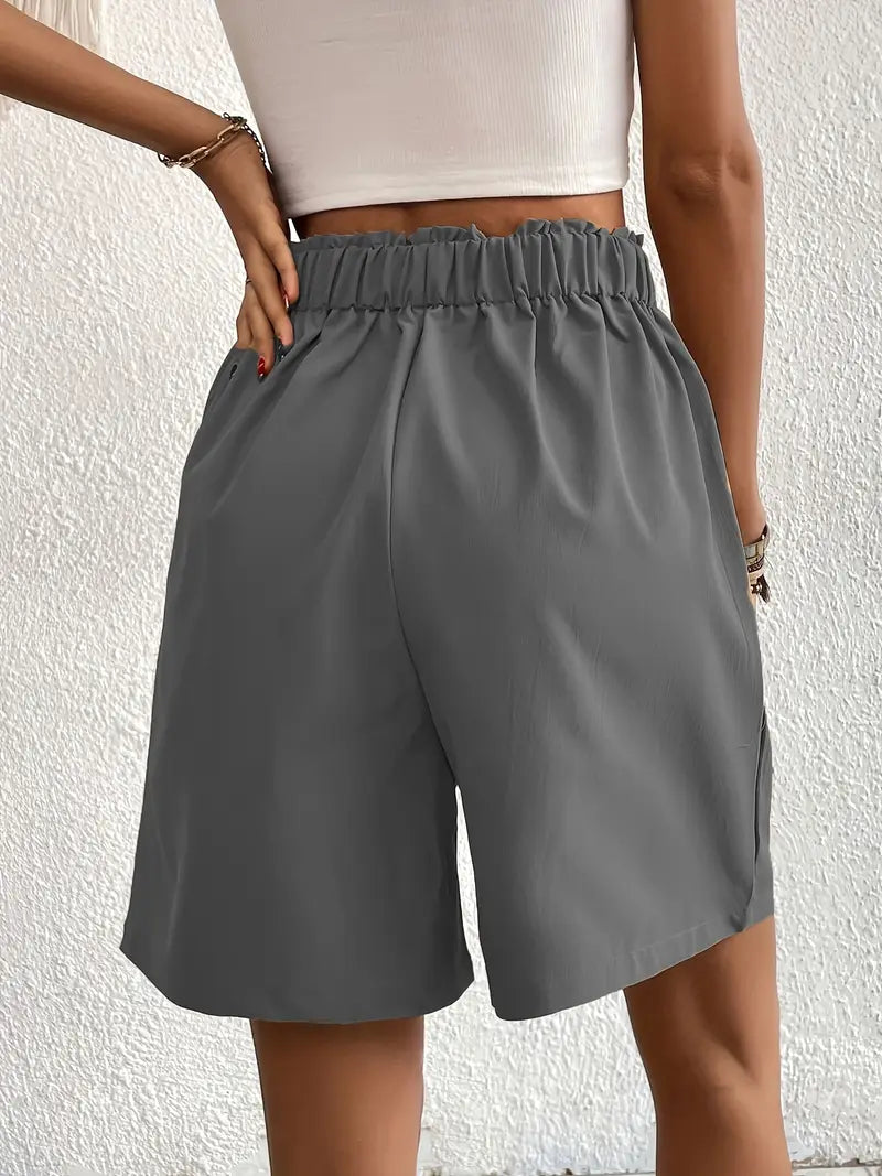 Nyx - High Waist Pleated Shorts