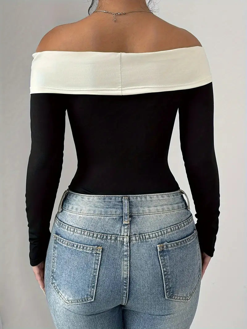 Kerry – Elegant Off Shoulder Bodysuit