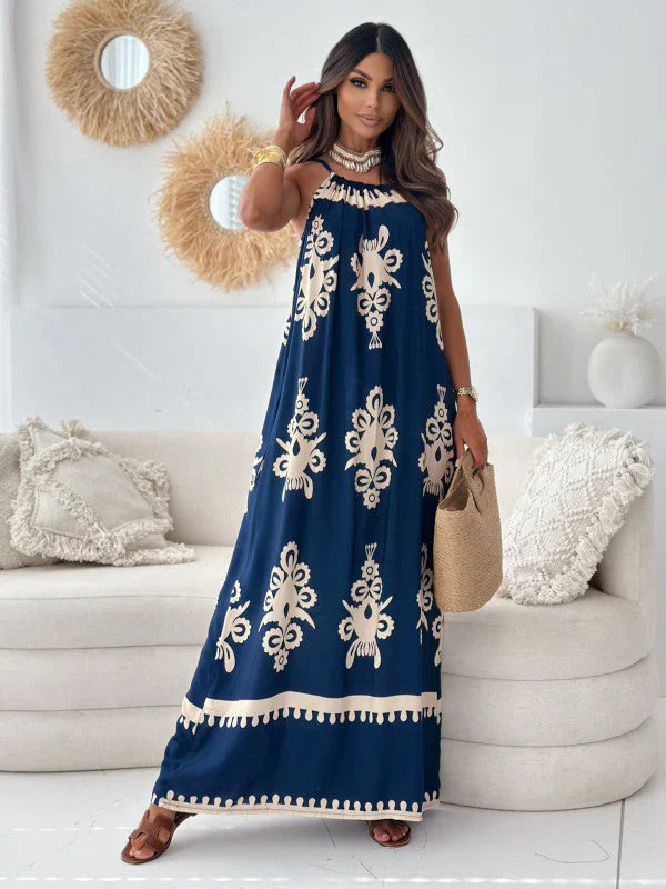 Zuriel – Trendy Halter Maxi Dress