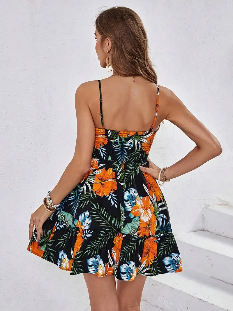Lucena – Tropical Tiered Summer Dress