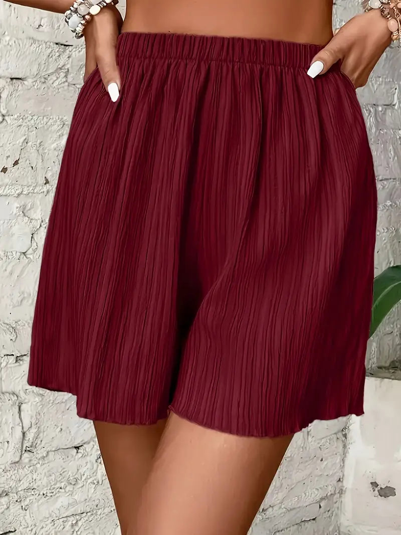 Nocturne – Elegant Pleated Shorts