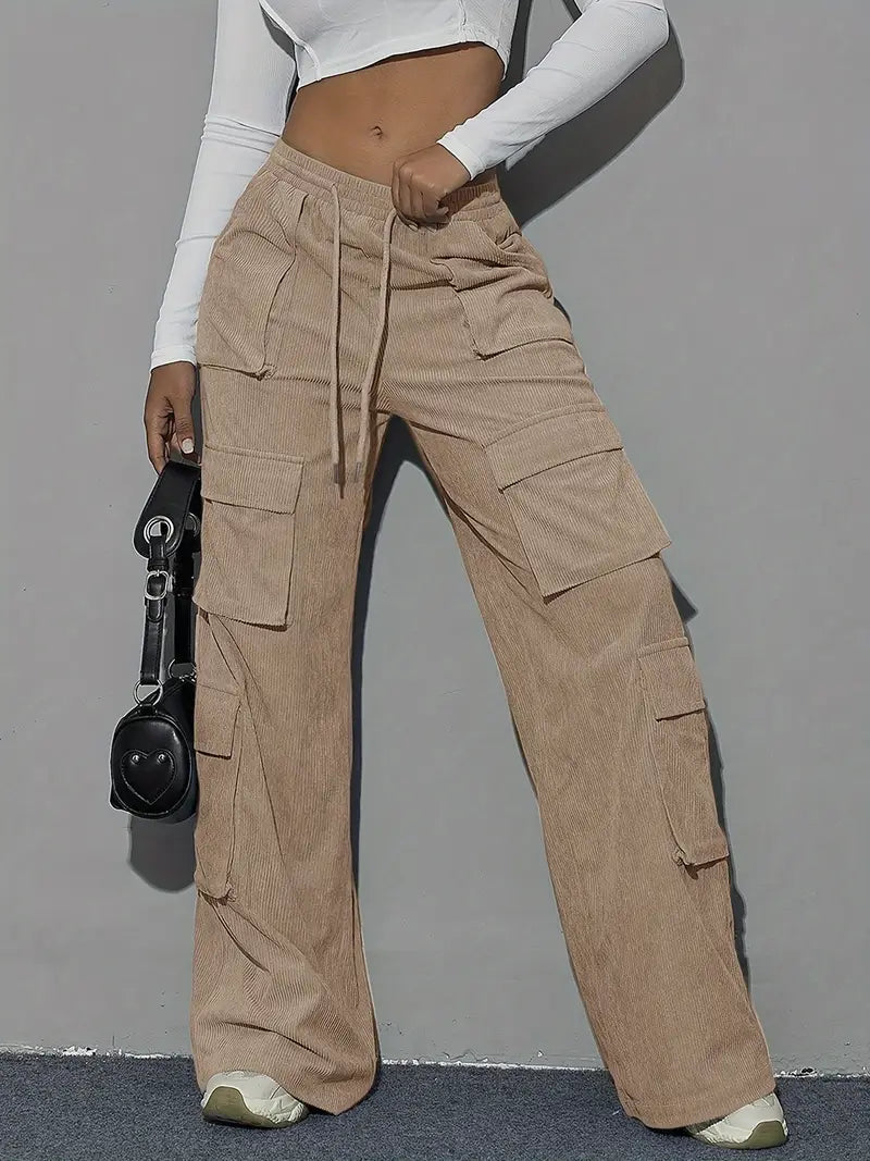 Luneth – Stylish Oversized Cargo Pants