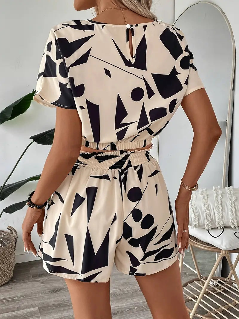 Zebby – Stylish Printed Two-piece Set