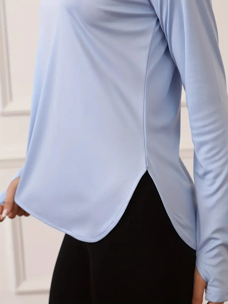 Viletta – Stylish Lightweight Long-sleeved Hooded Top