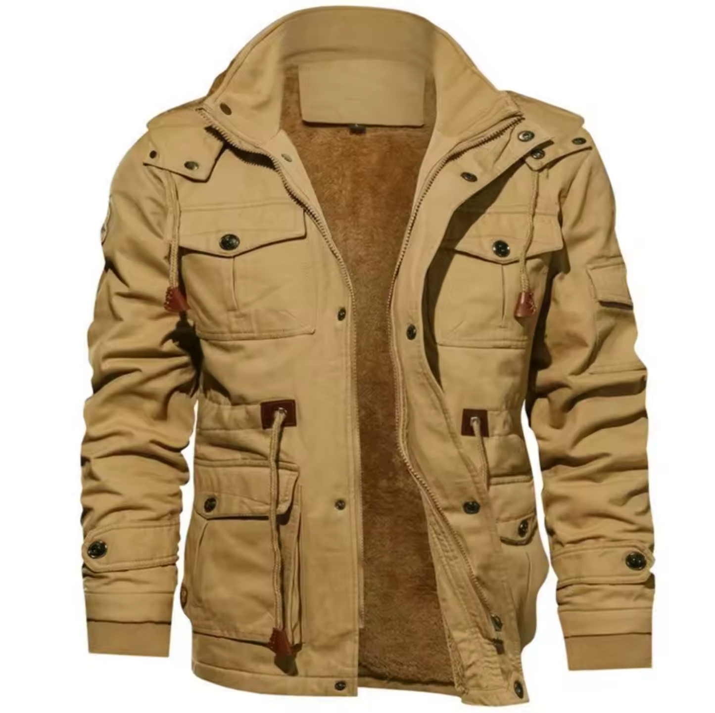 Elliot – Cotton Fleece Canvas Jacket