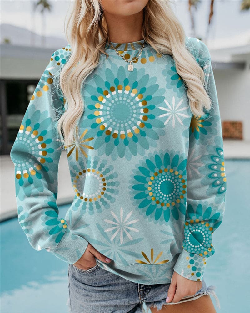 Thalassa – Stylish Cotton Graphic Sweatshirt