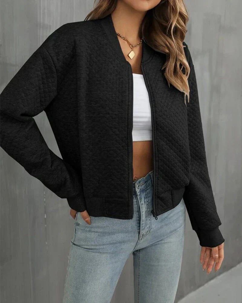 Yseult – Quilted Bomber Jacket