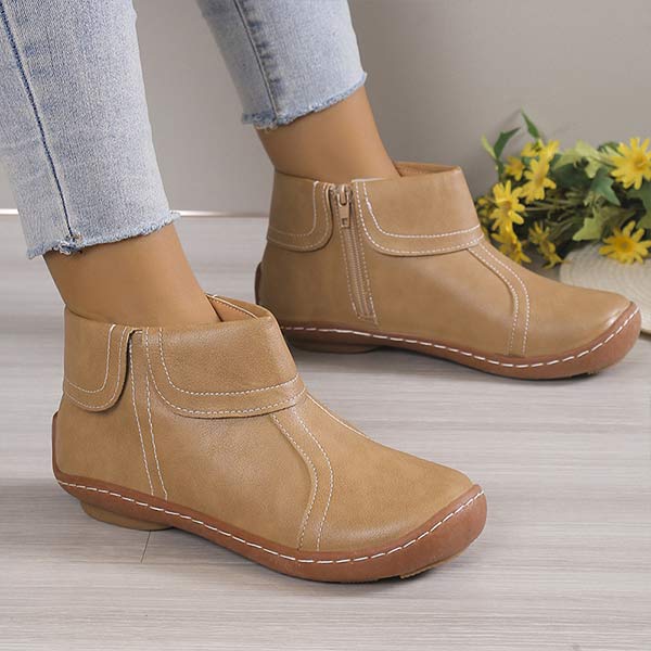 Saphira - Leather Ankle Boots