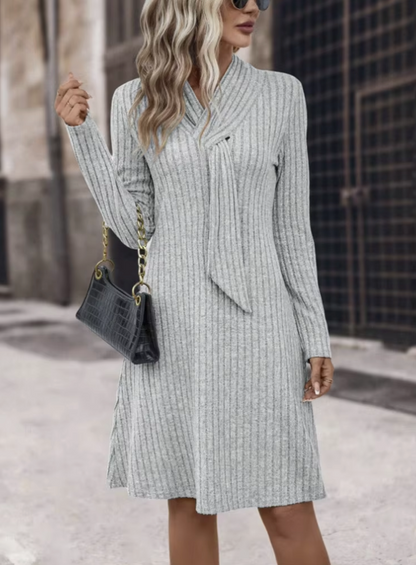 Lenka – Long-sleeved Knitted Dress
