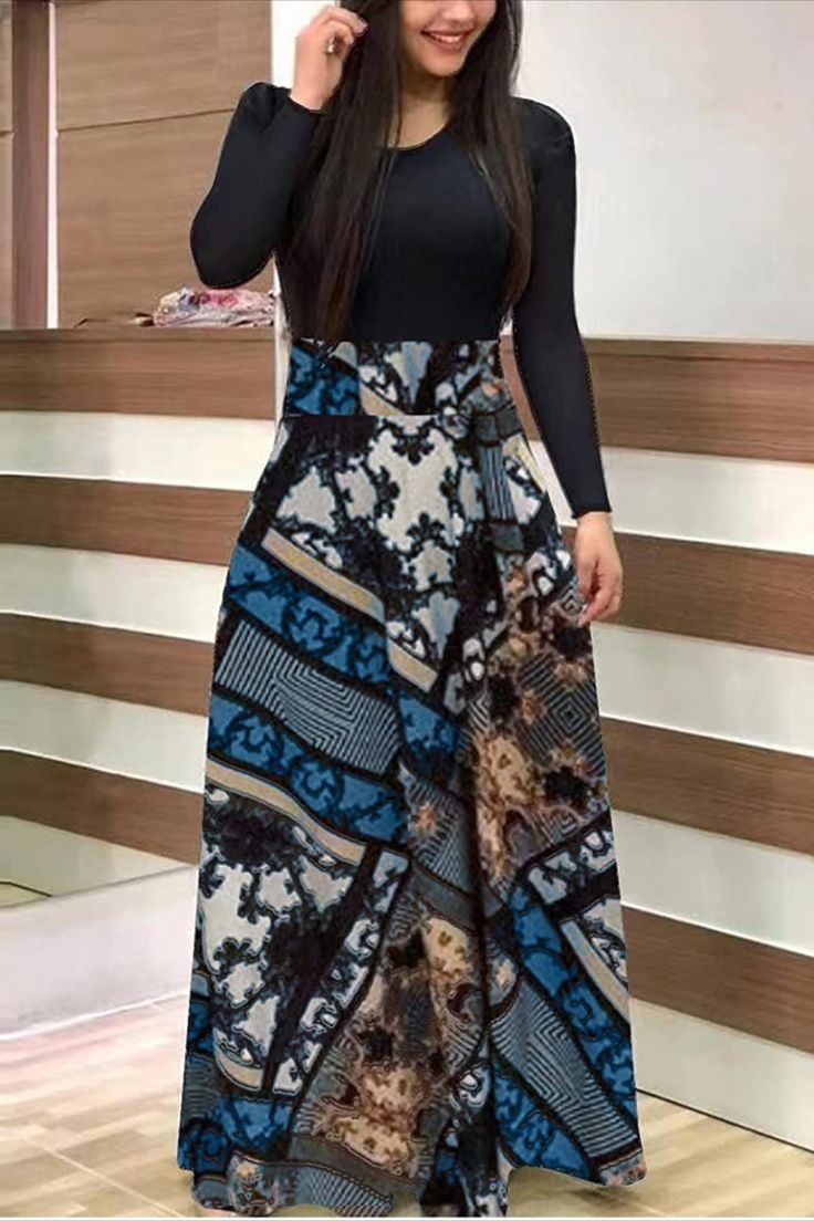 Cindy – Long Sleeve Floral Dress