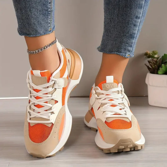 Demora – Chunky Mesh Sneaker with Color Block Design