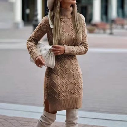 Lerica – Knitted Turtleneck Dress
