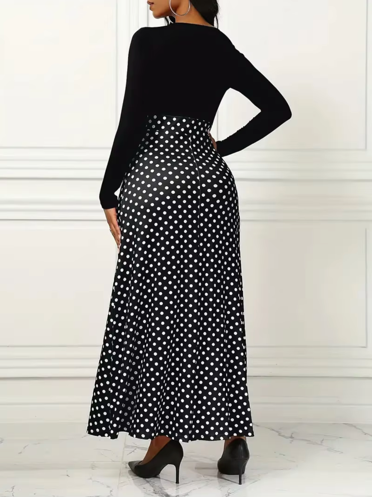 Amelie – Polkadots Maxi Dress