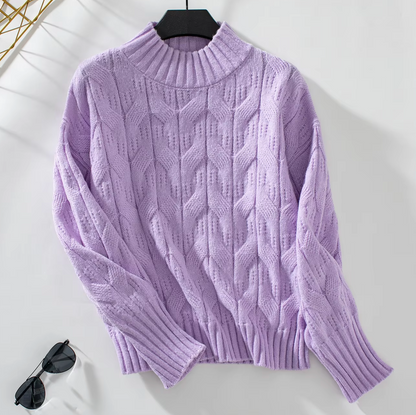 Chezca - Knitted Turtleneck Sweater