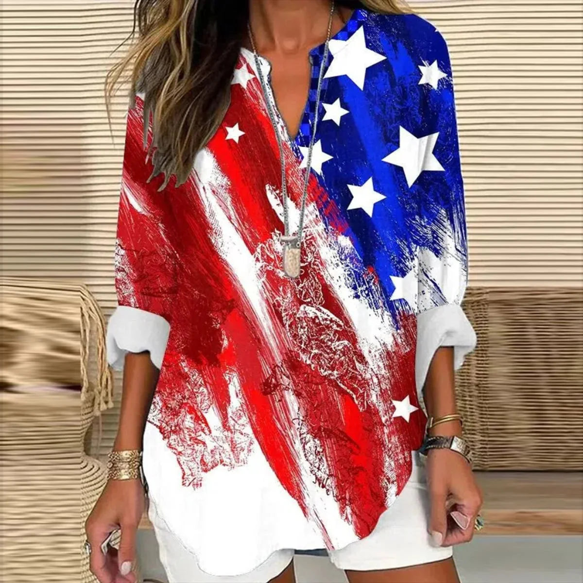 Orielis – Stylish Printed Blouse