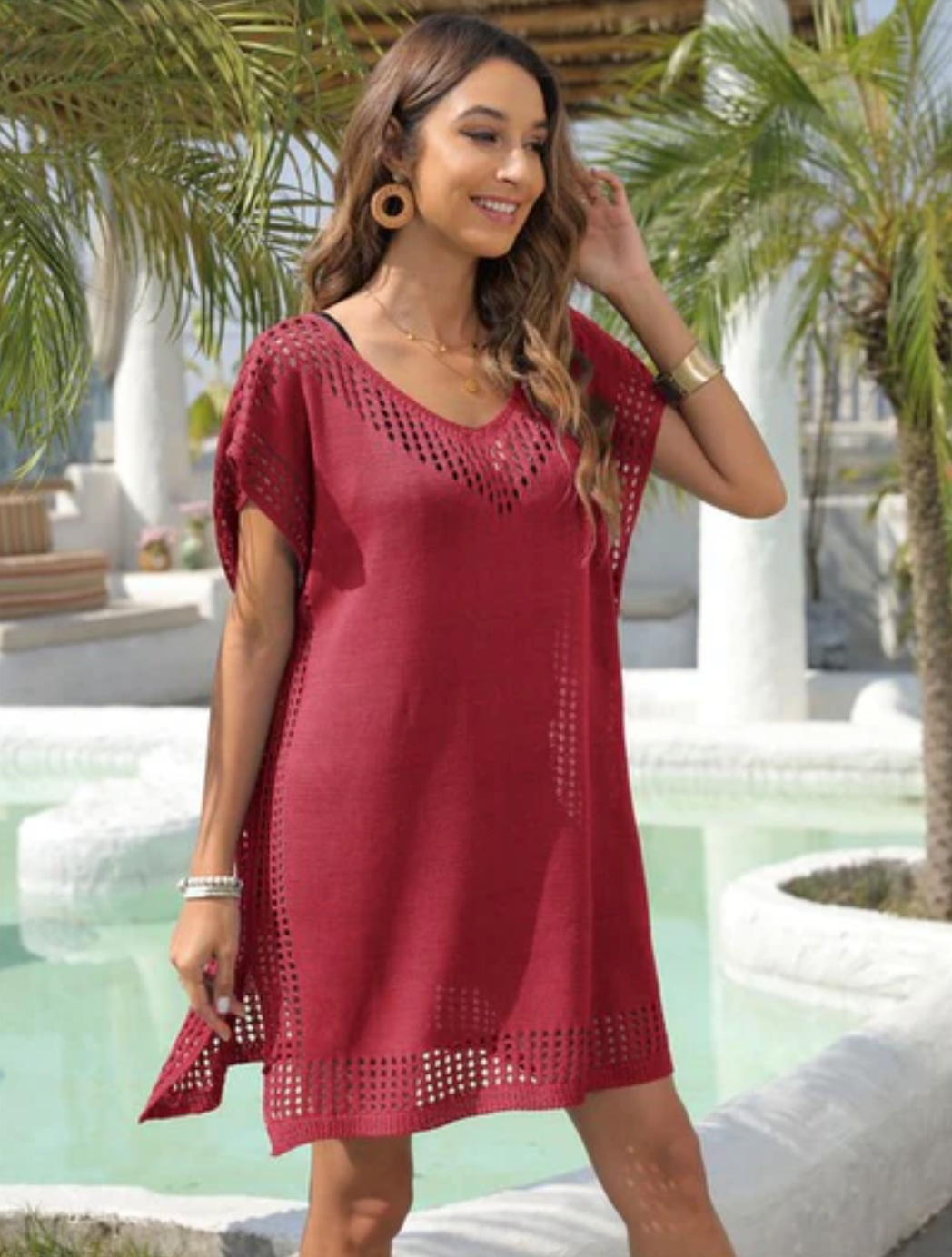 Dravenna – Airy Knitted Wrap Dress