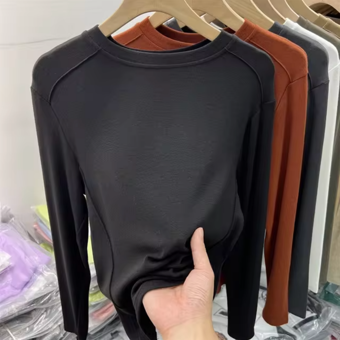 Lyriel – Long Sleeve Fleece Top