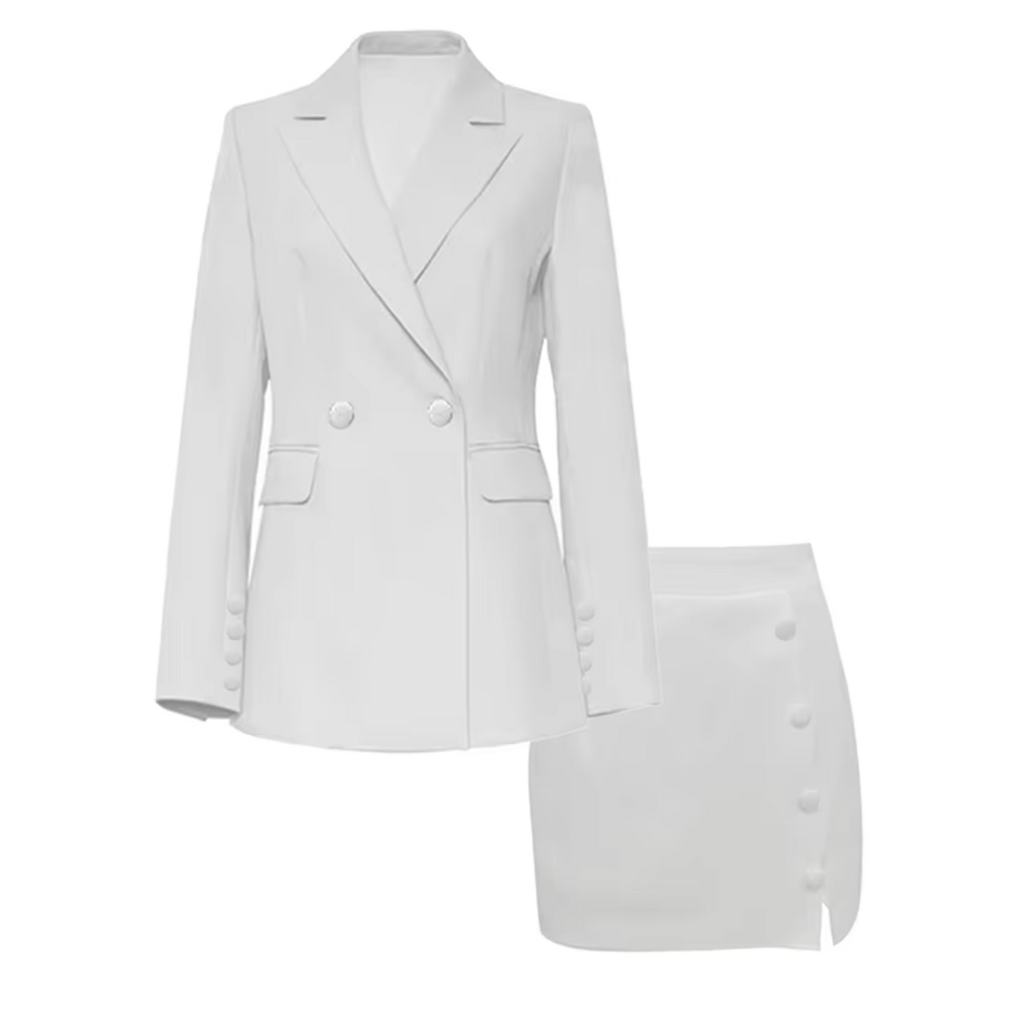 Cynthia – Elegant Coat and Skirt Set
