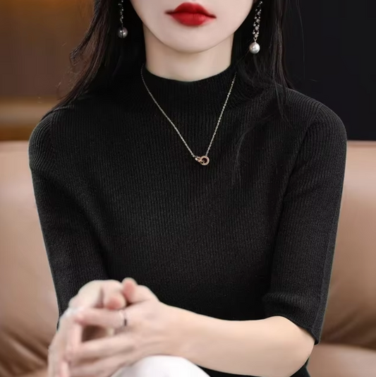 Aubrey – Knitted Turtleneck Sweater