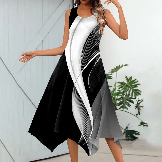 Vishna – Elegant Asymmetric Dress